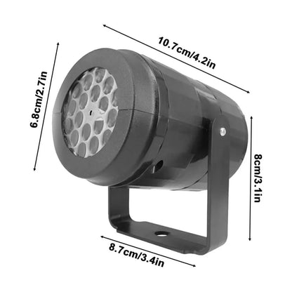 Proyector LED Navideño Impermeable de 16 Diseños - Bajo consumo de energía