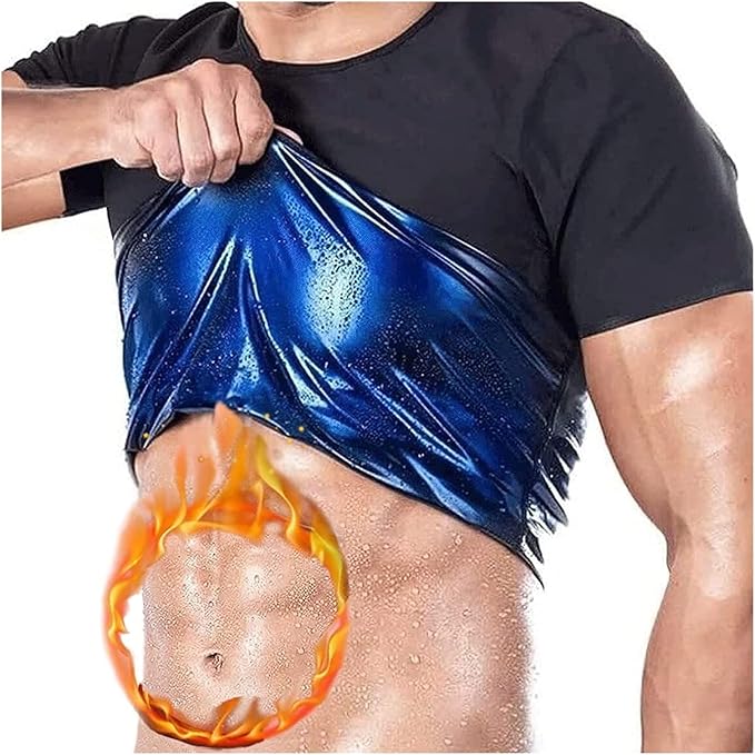 BurnFit® Camiseta Moldeadora de drenaje linfático y quemador de grasa para hombres