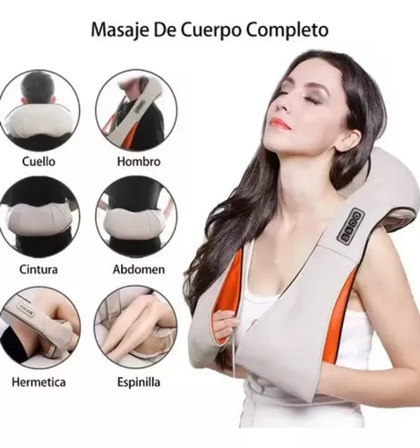 Masajeador eléctrico corporal con calor terapéutico - Destensiona y relaja el cuerpo 💥HOY 50% DCTO